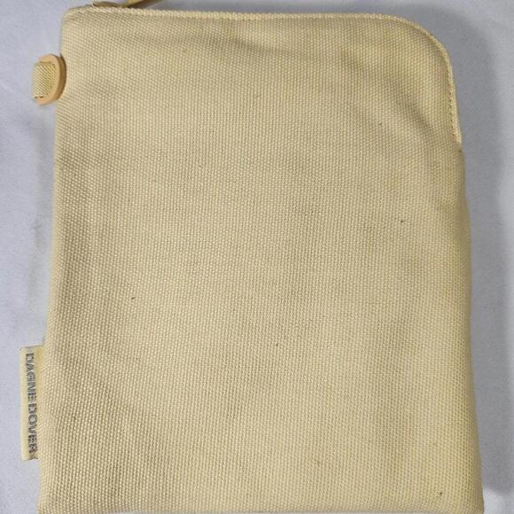 Nwt Dagne dover sky essentials pouch pollen Color. Light Soft Yellow - Picture 4 of 8
